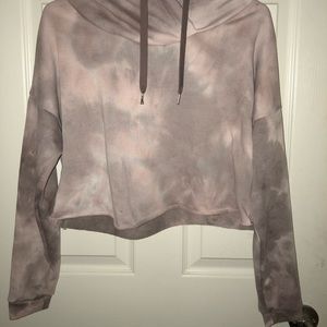 Pink purpleish crop sweater